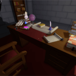 Bureau du mage, de nuit