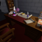 Bureau du mage, de nuit
